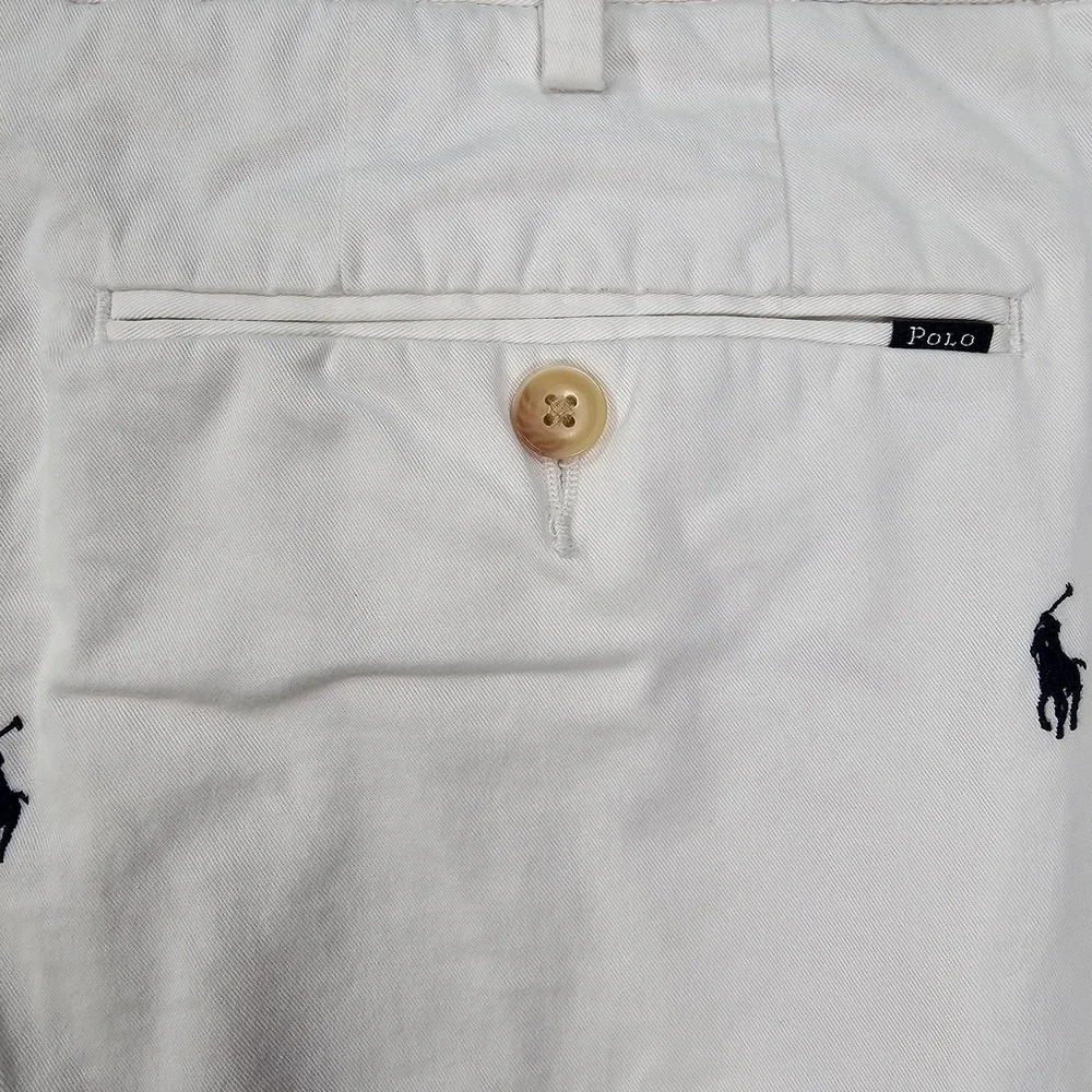 Polo Ralph Lauren Short Men 48 Stretch Classic Fit Chino All Over Pony Cream Big